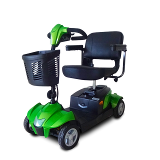 Pearl Green CityCruzer Mobility Scooter Open Box Angled View